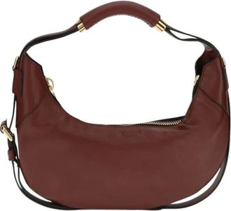 Moschino Borsa a spalla in pelle con manico superiore - - Bags - Donna - Rosso - ONE SIZE