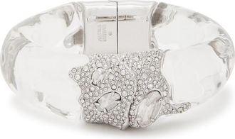Alexis Bittar Alexis Bittar Silverlake Lucite Pav&eacute; Rhodium-plated Bracelet - Silver - One Size