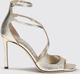 Jimmy Choo London Sandali Azia in nappa laminata con tacco alto a stiletto