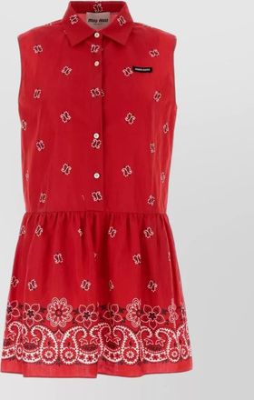 Miu Miu printed top