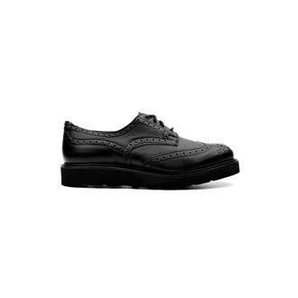 Trickers Bourton Veterschoenen - Heren - Veterschoenen - Zwart - 43 EU - Leer - Schoenen