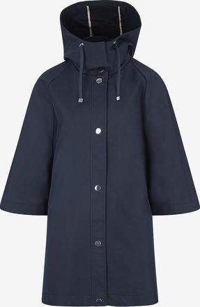 Marina Rinaldi Cape mit Kapuze und Stehkragen mittellang Serba