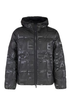 Emporio Armani Hooded Full-zip Down Jacket