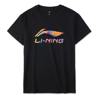 Li-Ning Classic Logo T-shirt Black Multi AHSU835-1
