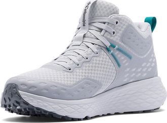 Columbia Konos TRS Outdry Mid Mens Climbing Shoes Grey Ice/Teal Chloride : 11.5 D - Medium, Rubber