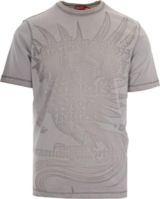 Diesel Grey Crew Neck T-Shirt