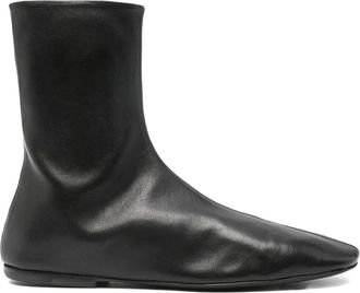 Dries Van Noten Leather Sock Booties