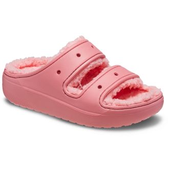 Crocs Womens Classic Cozzzy Sandal - Red - Size UK 6