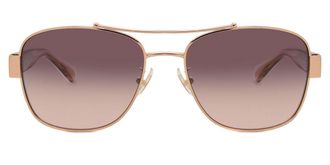 Coach HC7161 CR617 93310J Womens Sunglasses Gold Size 56