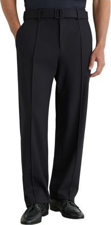 Reiss Peshi Belted Trousers in Navy at Nordstrom, Size 36