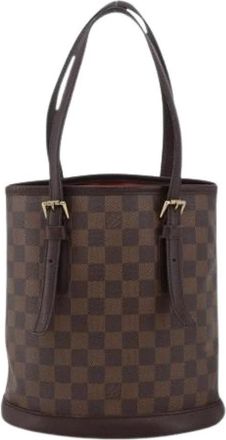 Louis Vuitton Pre-owned Marais bucket bag - Dames - Vintage Tas - Bruin - ONE Size - Leer - Vintage