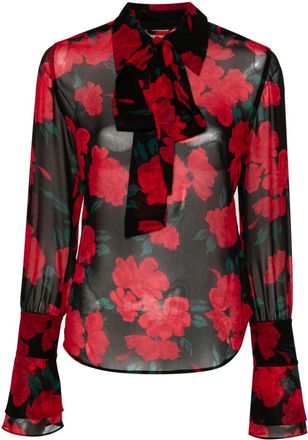 Equipment Mahalia blouse - women - Silk - M - Black