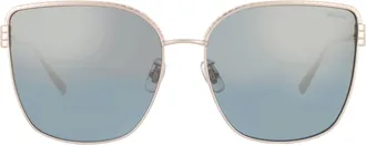 Chopard Blue Gold Mirror Butterfly Ladies Sunglasses SCHG67M 300G 63
