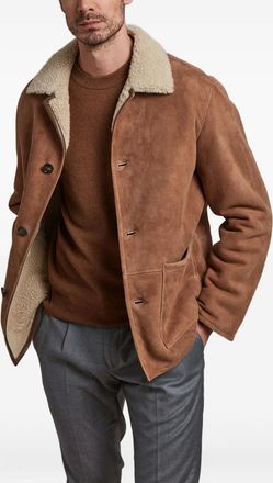 Manzoni24 Cappotto in shearling - Marrone