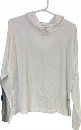 Eddie Bauer Womens Long Sleeve Tempo Lightweight Tee Hoodie In White