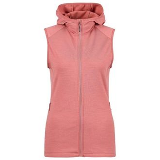 Stoic MerinoFleece270 KuolpaLightSt. Vest Hood Merinogilet f&uuml;r Damen | rosa