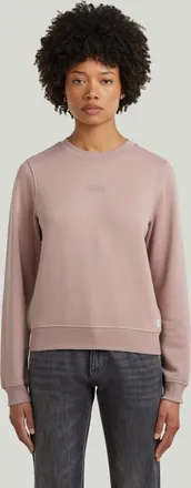G-Star Center Chest Logo Crew Sweater - Roze - Dames