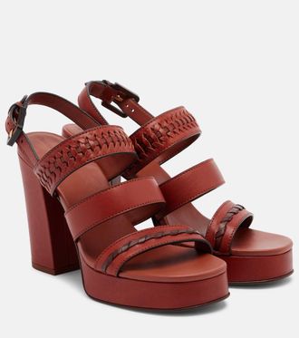 Zimmermann Sandali Alchemy in pelle con plateau
