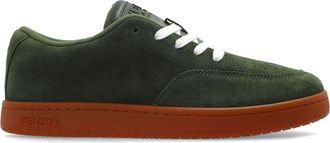 Kenzo Kenzo-Dome suede sneakers - men - Calf Suede/Rubber/Cotton - 44 - Green