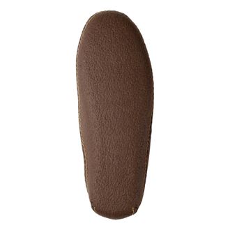 L.L.Bean L. L.Bean Slipper Moc Flannel-Lined Acorn 212164-BRN Mens