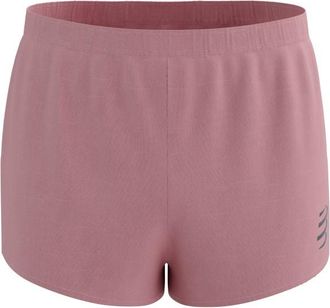 Compressport Racing Split Short Laufshorts f&uuml;r Herren | rosa