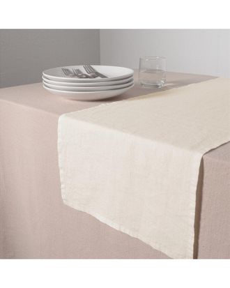 KAF Home Kaf Home Stonewashed Linen Runner