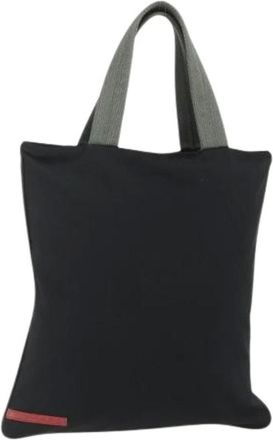 Prada Pre-owned Tote Bags, female, Black, Size: ONE SIZE Pre-owned Vintage Tote Bag
