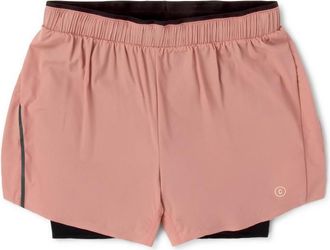 Ciele Athletics DLY Short 4 Longbrief-2 Laufshorts f&uuml;r Damen | rosa