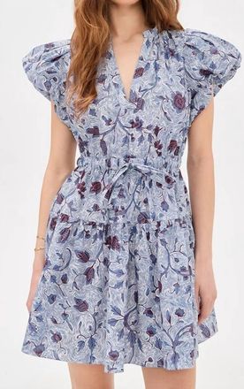 Ulla Johnson Izel Cotton Mini Dress In Gardenia