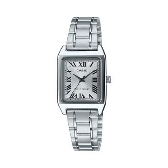 Casio Womens Stainless Steel Watch with Silver Roman Dial - LTP-V007D-7BUDF