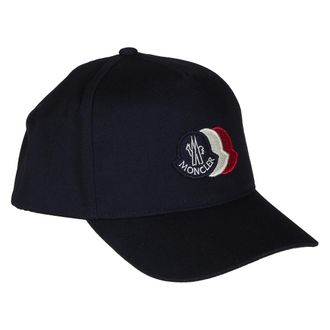 Moncler Cappello Baseball - unisex - Petten - Blauw - M - Accessoires