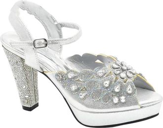 Generic Pumps for Women Designer Peep-Toe Luxury Wedding Out Design Bag and Shoes Set Shoes for Bride Wedding