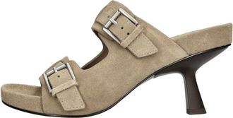 Ash Jewel Mules - Dames - Muiltjes - Beige - 37 EU - Leer - Schoenen