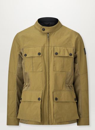 Belstaff Airflow Motorcycle Jacket Mens Technical Nylon Belstaff Olive Size 3XL