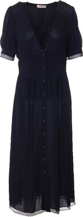Twinset Black Long Dress