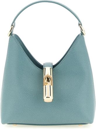 Furla Iride Mini Handtas - Dames - Handtassen - Blauw - ONE Size - Leer - Tassen