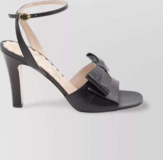 Valentino Garavani kidskin bow detail slingback sandals