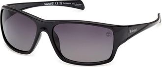 Timberland TB00017 Polarized 01D Mens Sunglasses Black Size 61