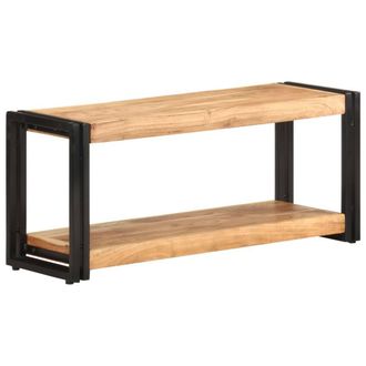 Berkfield Home TV Cabinet 90x30x40 cm Solid Acacia Wood in Brown | Size: 90 x 30 x 40 cm