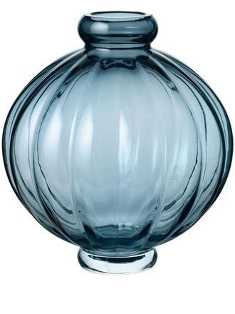 LOUISE ROE Balloon 01 glass vase (25cm) - Blue