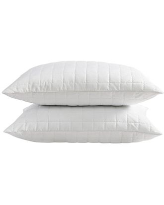 Blue Ridge Home Fashions Set Of 2 Shredded Memory Foam Pillows With Removable Cover