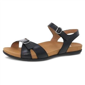 Dansko Womens Judith Calf Sandal In Black
