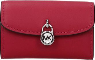 Michael Kors Lyra Portemonnee - Dames - Portefeuilles - Rood - ONE Size - Leer - Accessoires