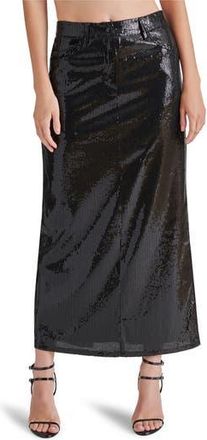 Steve Madden Reid Sequin Maxi Skirt in Black at Nordstrom Rack, Size 4