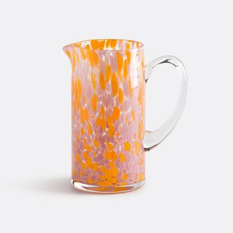 La Redoute Interieurs Gestippelde glazen karaf, DOTIO