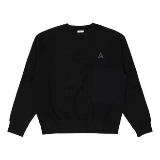 Nike Acg Casual Sports Fleece Round Neck Pullover Long Sleeves Black CV0683-010