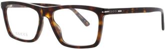 Gucci Mens Brown Cat Eye Eyeglass Frames Gg1445O