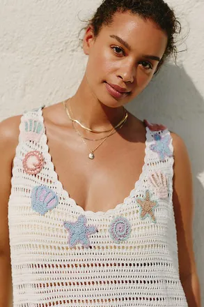 Show me your Mumu Crochet Cover-Up Dress Top