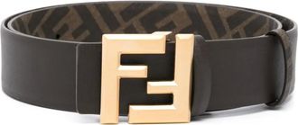 Fendi FF Squared Reversible belt - Brown