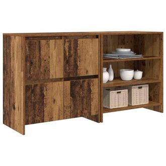 Berkfield Home Sideboard 2 pcs Old wood 70 x 41 x 75 cm Engineered wood in Brown